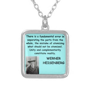 Werner Heisenberg quote Personalized Necklace
