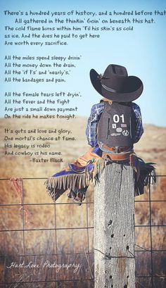 Baxter Black cowboy poem More