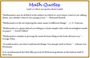 Funny Quotes About Math