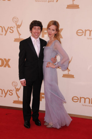 Simon Helberg And His Wife...