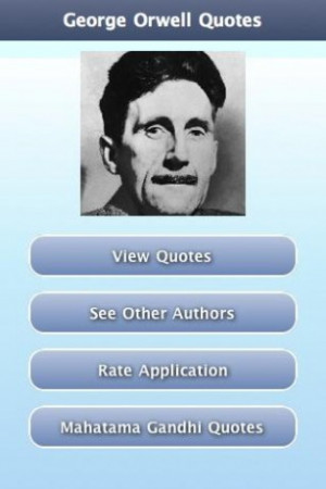 View bigger - George Orwell Quotes for Android screenshot