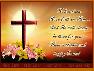 Easter Greeting Card Saying