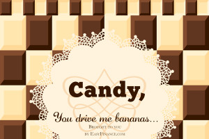cute sayings for pay day candy bars