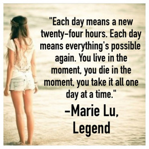 Love this quote from Legend:) ️