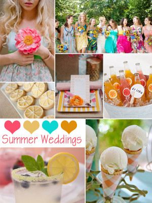 Summer Wedding Themes and Colors