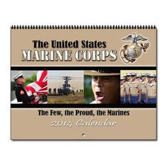 Marine Corps Wall Calendar combines famous USMC quotes with ...