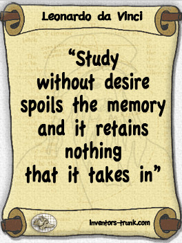 Leonardo da Vinci Quotes Printable Quotations at Inventors Trunk