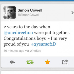 OMG!!!! THANK YOU UNCLE SIMON!!! For saying 'yes' at all of the their ...