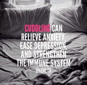Benefits of cuddling