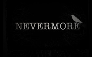 Dark - Animal The Raven Nevermore Edgar Allan Poe Bird Black Wallpaper
