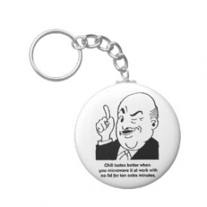 Cooking Chili - Funny Recipe Humour Quote Key Chains