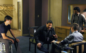 In this scene from Heroes, Parkman uses his powers to get to the ...