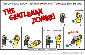 cyanide happiness comic gentleman zombie funny pics pictures pic ...