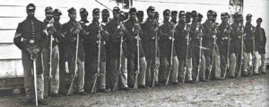 company of 4th United States Colored Troops (USCT). USCT regiments ...