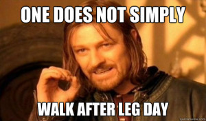 Yesterdays Workout: LEGS