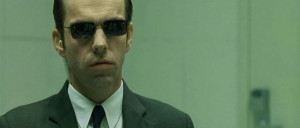 Photo of Hugo Weaving, who portrays Agent Smith in 