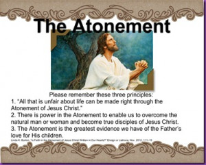 YW March Lesson–What is the Atonement?