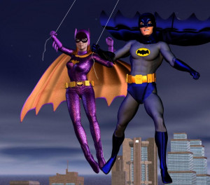 Batman And Batgirl Artwork