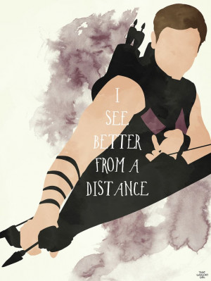 see better from a distance #quotes | The Avengers #fanart