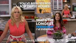 From the tv show young and hungry