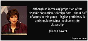Although an increasing proportion of the Hispanic population is ...