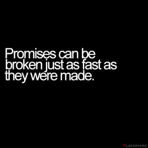 Broken Promise Quotes Tumblr Broken promise.