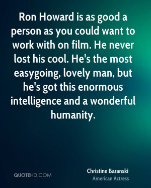 Christine Baranski Intelligence Quotes