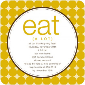 buckle and take a bite out of these funny thanksgiving invitations ...