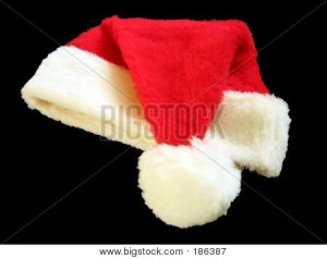 of christmas hat christmas hat black background christmas hat black ...