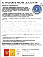 Download, print and share these 10 Thoughts about Leadership as a PDF ...
