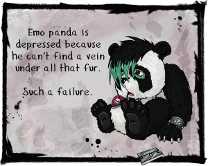 Not that he could even hold the razor blade in the first place.