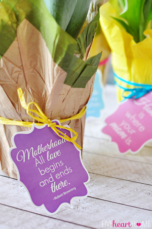 Mother's Day Gift Tags: Free Printables ~ featuring mom quotes that ...