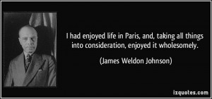 More James Weldon Johnson Quotes