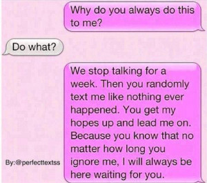 Epic text – Why do you do this to me