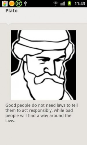 Ver maior - captura de tela Great Quotes & Famous Sayings para Android