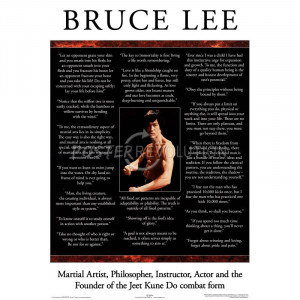Related to Bruce Lee Their Words Quotes Movie Poster Print
