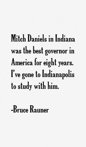 Mitch Daniels in Indiana was the best governor in America for eight ...