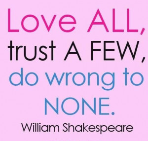 Love All Famous William Shakespeare Quotes