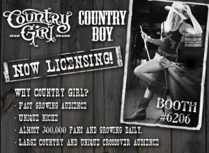 Country Girl and Country Boy Brand Ride Off to Vegas Licensing Expo
