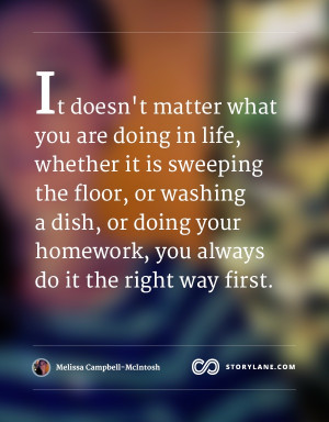 Great story about being female in Marine Corps.