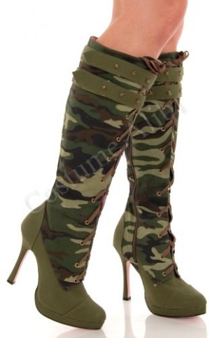 Sergeant Camo Adult Boots Adult (7)
