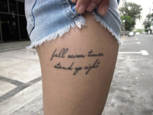 thigh tattoos for women quotes