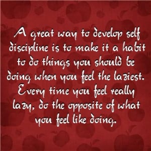 Quotes Self Discipline And...