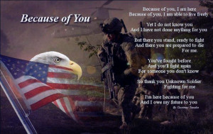 From facebook and how I feel about veterans