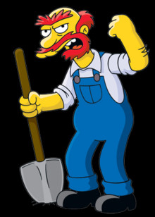 groundskeeper willie the simpsons character