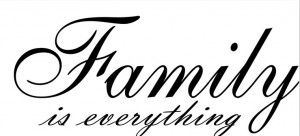 Family-is-Everything-Cursive-vinyl-wall-decal-quote-sticker-decor ...