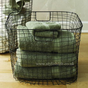 Large golf ball wire basket egg basket