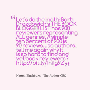 Quotes Picture: let's do the math: barb drozdowich's the book blogger ...