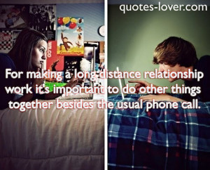 quotes about long distance relationships working out
