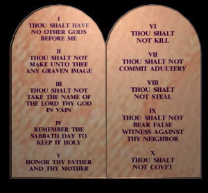 hebrew wall plaque of the ten commandments the ten commandments